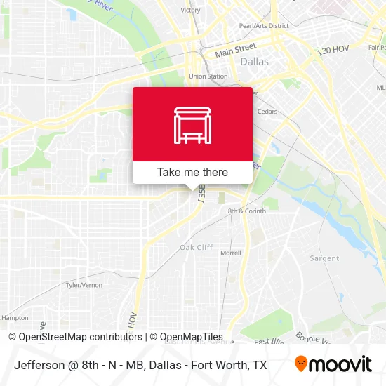 Mapa de Jefferson @ 8th - N - MB