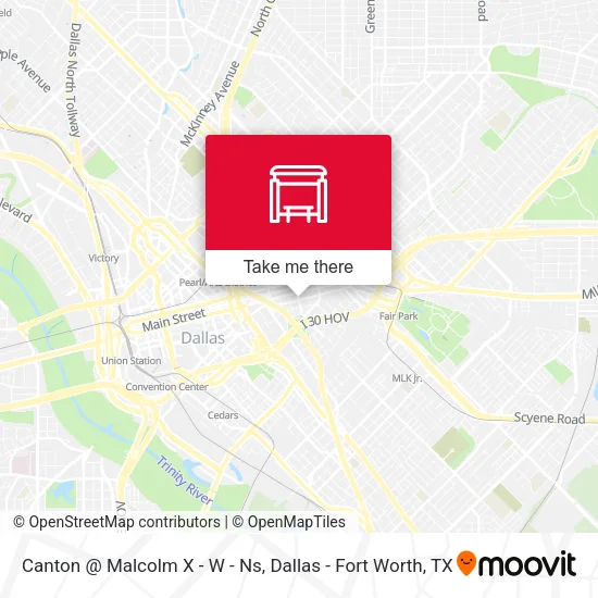 Canton @ Malcolm X - W - Ns map