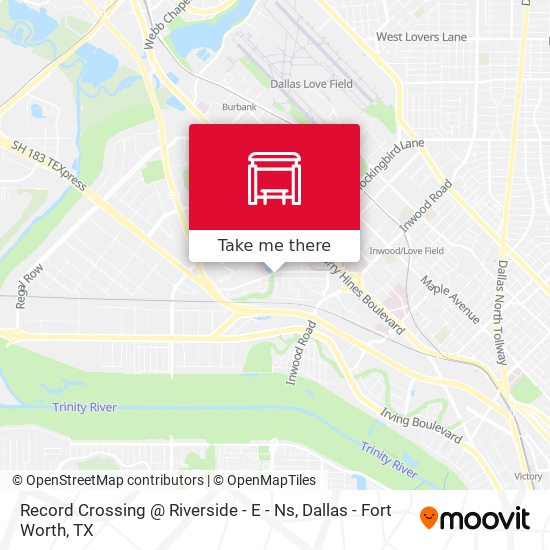 Record Crossing @ Riverside - E - Ns map