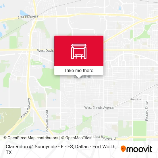 Clarendon @ Sunnyside - E - FS map