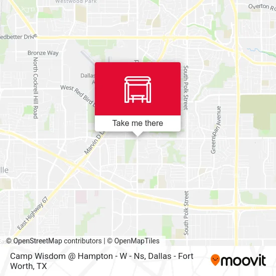 Camp Wisdom @ Hampton - W - Ns map