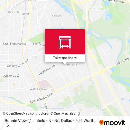 Bonnie View @ Linfield - N - Ns map