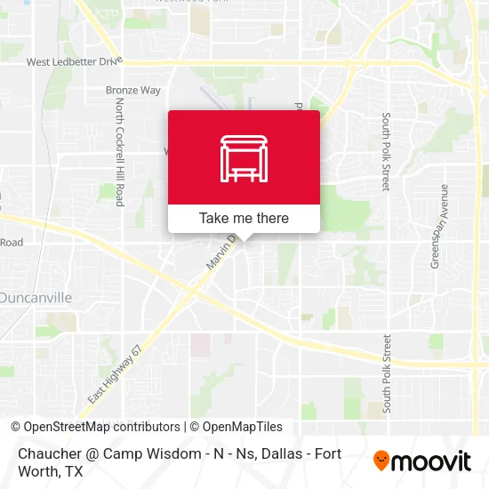 Chaucher @ Camp Wisdom - N - Ns map