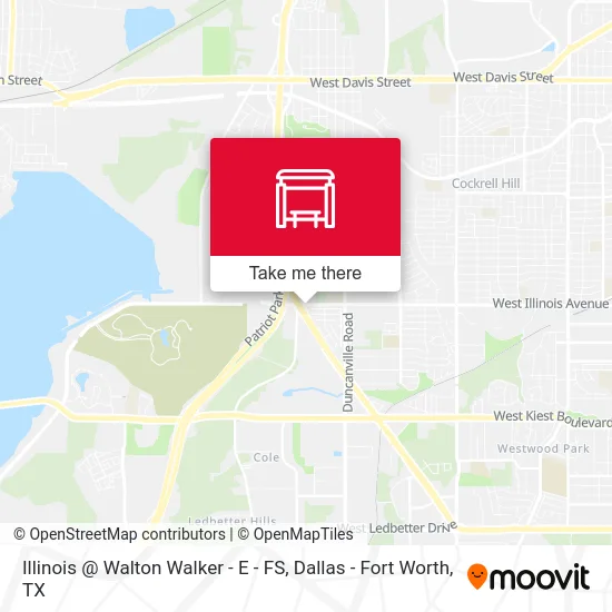 Illinois @ Walton Walker - E - FS map