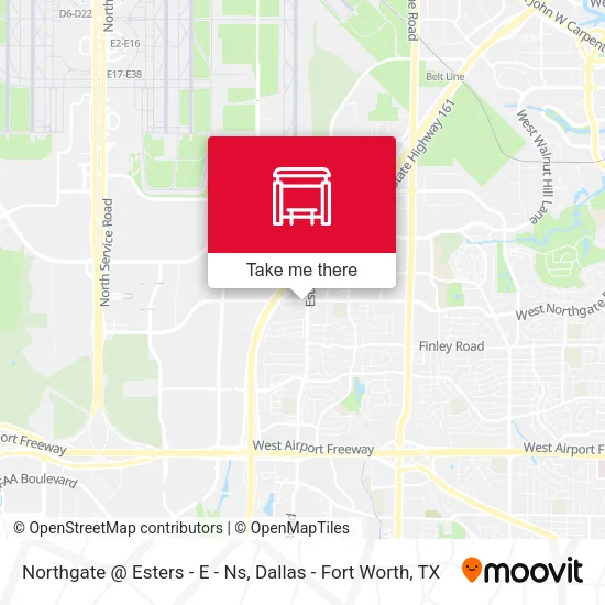 Northgate @ Esters - E - Ns map