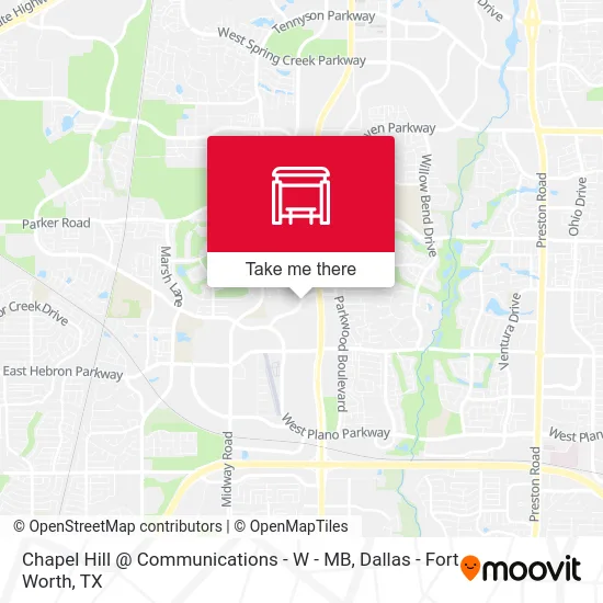 Chapel Hill @ Communications - W - MB map