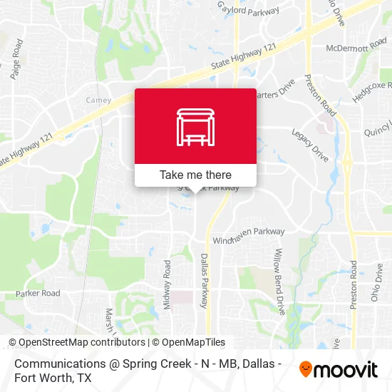 Communications @ Spring Creek - N - MB map