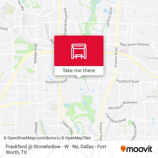Frankford @ Stonehollow - W - Ns map