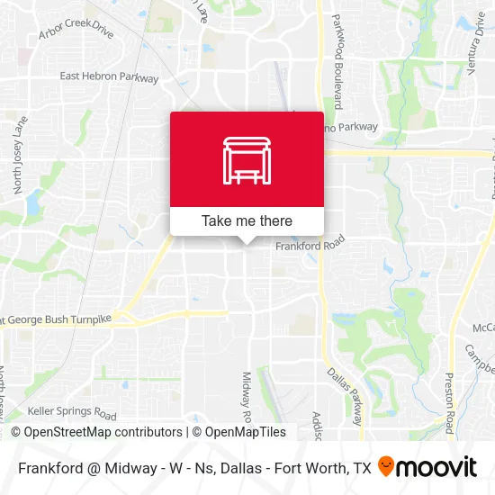 Frankford @ Midway - W - Ns map