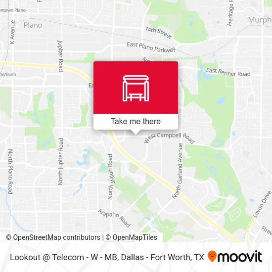 Lookout @ Telecom - W - MB map