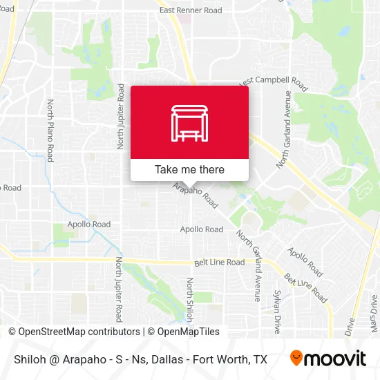 Shiloh @ Arapaho - S - Ns map