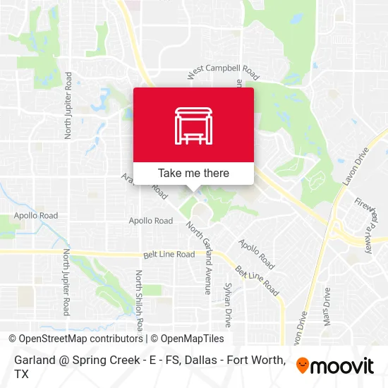 Garland @ Spring Creek - E - FS map