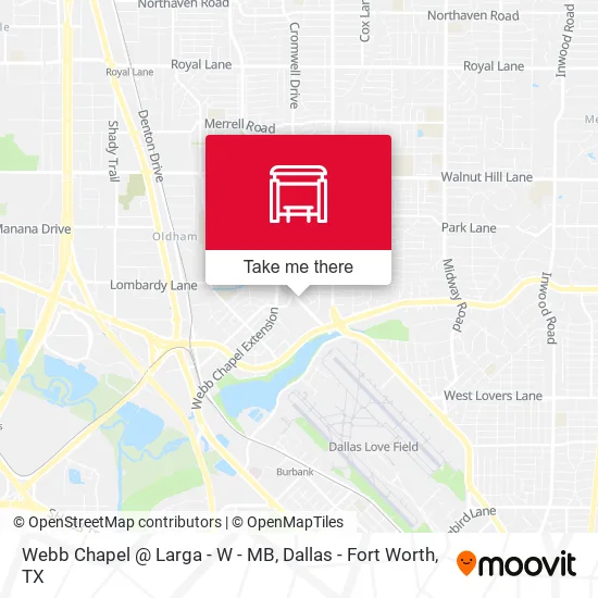 Webb Chapel @ Larga - W - MB map