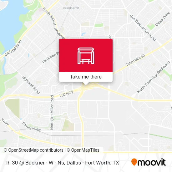 Ih 30 @ Buckner - W - Ns map