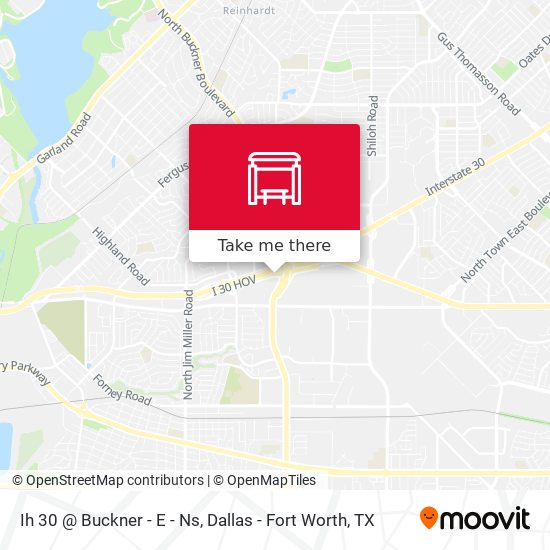 Ih 30 @ Buckner - E - Ns map