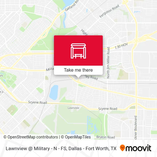 Lawnview @ Military - N - FS map