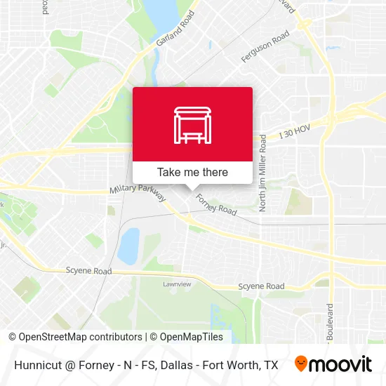 Hunnicut @ Forney - N - FS map