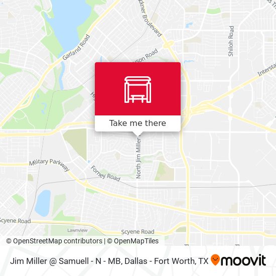 Jim Miller @ Samuell - N - MB map