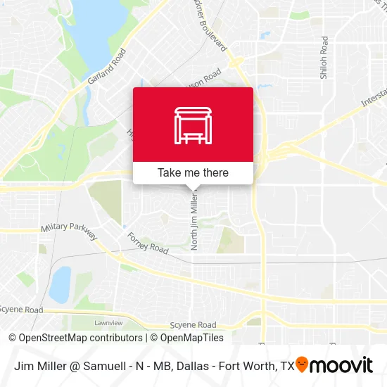 Jim Miller @ Samuell - N - MB map