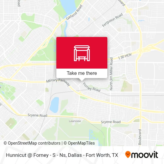 Hunnicut @ Forney - S - Ns map