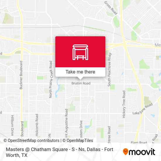 Masters @ Chatham Square - S - Ns map