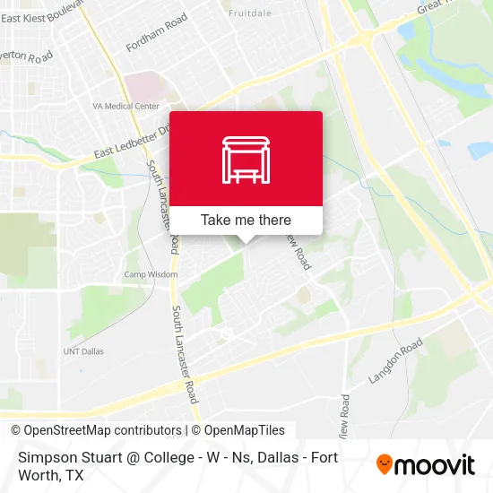 Simpson Stuart @ College - W - Ns map