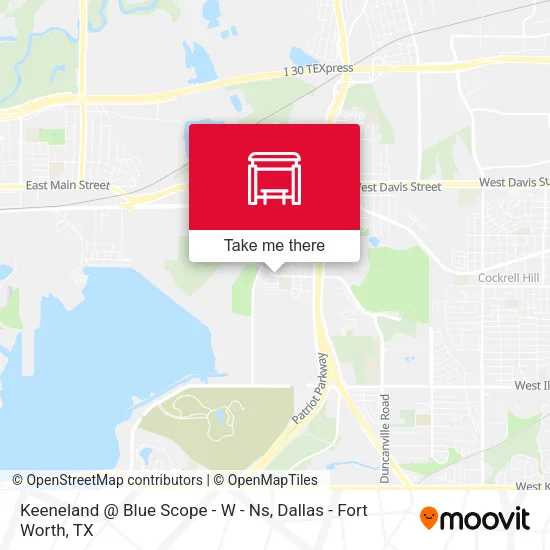 Keeneland @ Blue Scope - W - Ns map