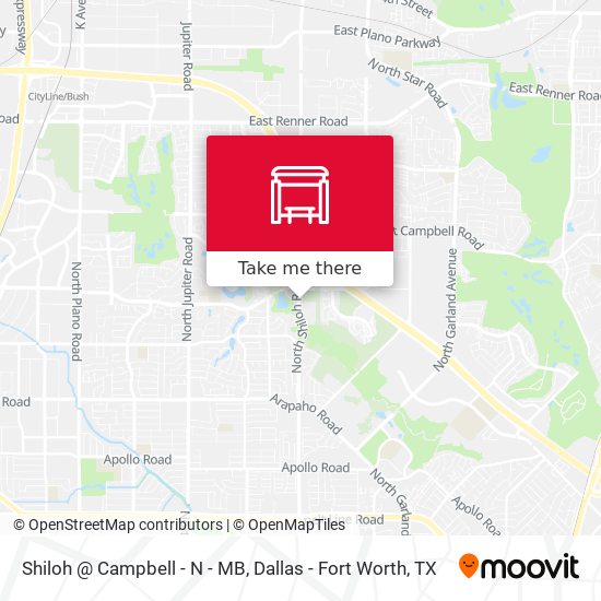 Shiloh @ Campbell - N - MB map