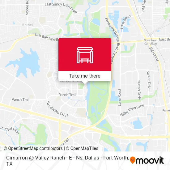 Cimarron @ Valley Ranch - E - Ns map