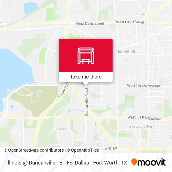 Illinois @ Duncanville - E - FS map