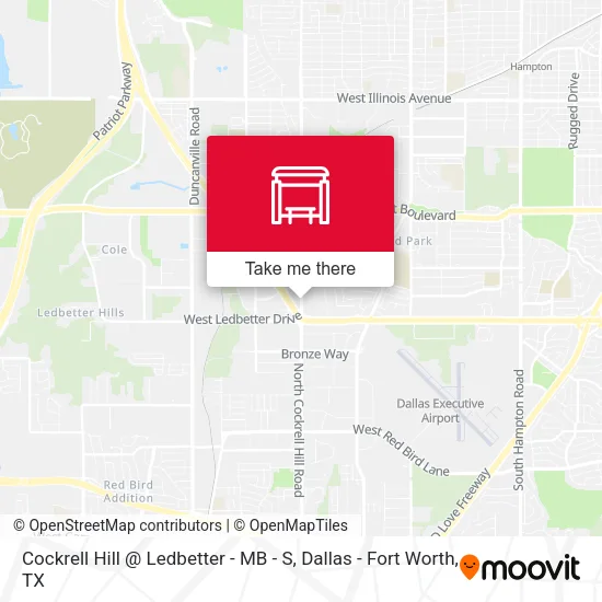 Cockrell Hill @ Ledbetter - MB - S map