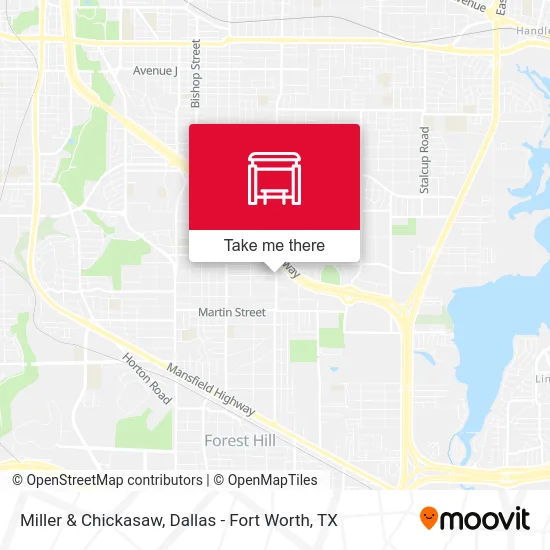 Miller & Chickasaw map