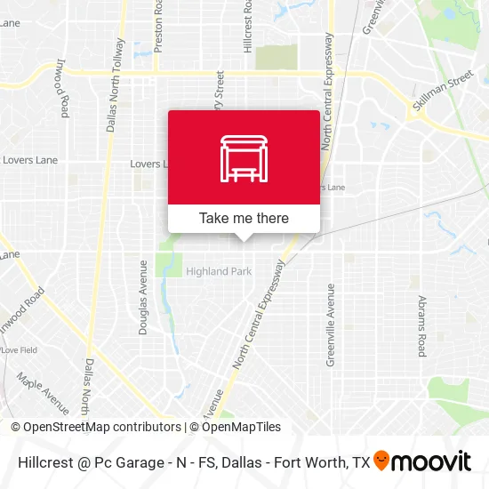 Hillcrest @ Pc Garage - N - FS map
