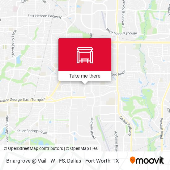 Briargrove @ Vail - W - FS map