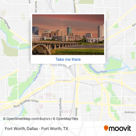 Mapa de Fort Worth