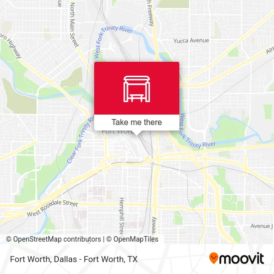 Mapa de Fort Worth