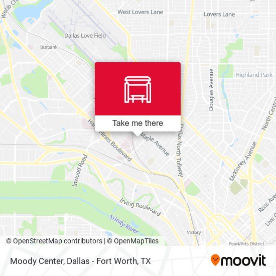 Moody Center map