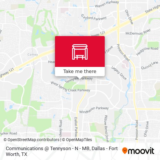 Communications @ Tennyson - N - MB map