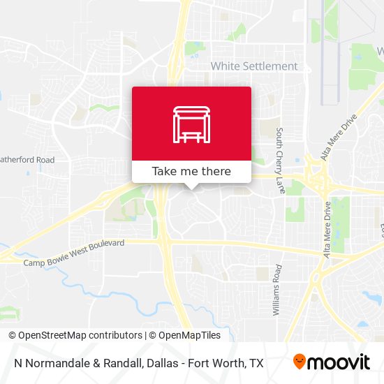 N Normandale & Randall map