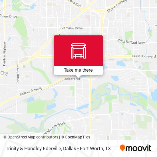 Trinity & Handley Ederville map