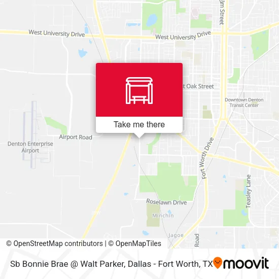 Sb Bonnie Brae @ Walt Parker map