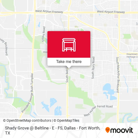 Shady Grove @ Beltline - E - FS map