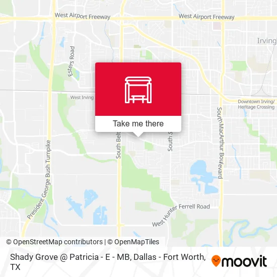 Shady Grove @ Patricia - E - MB map