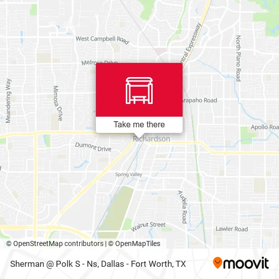 Sherman @ Polk S - Ns map