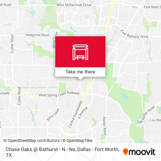 Chase Oaks @ Bathurst - N - Ns map