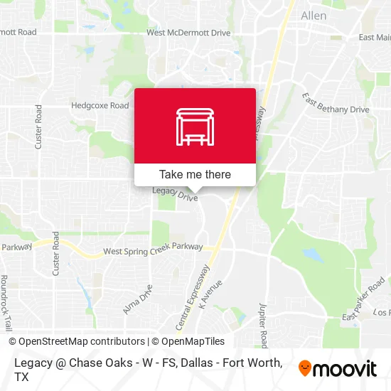Legacy @ Chase Oaks - W - FS map