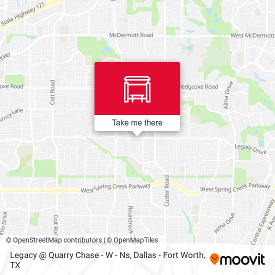 Legacy @ Quarry Chase - W - Ns map