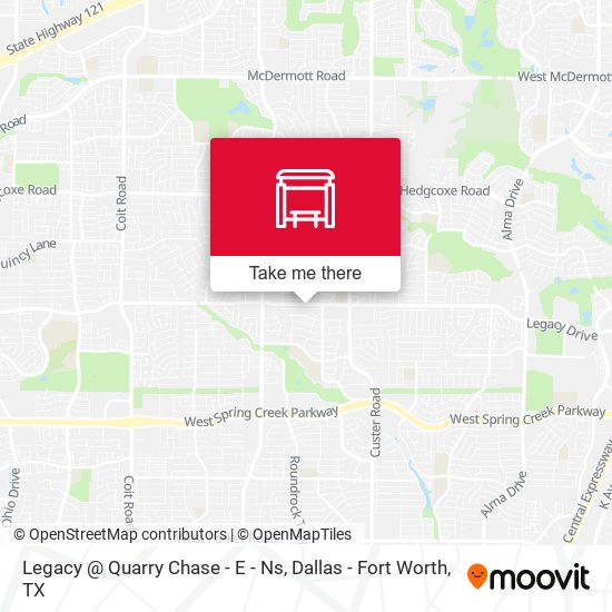 Legacy @ Quarry Chase - E - Ns map