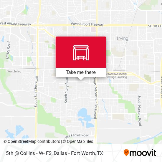 5th @ Collins - W- FS map