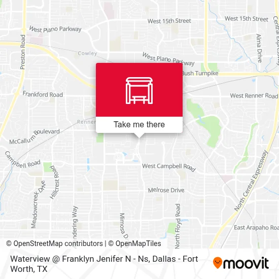 Waterview @ Franklyn Jenifer  N - Ns map